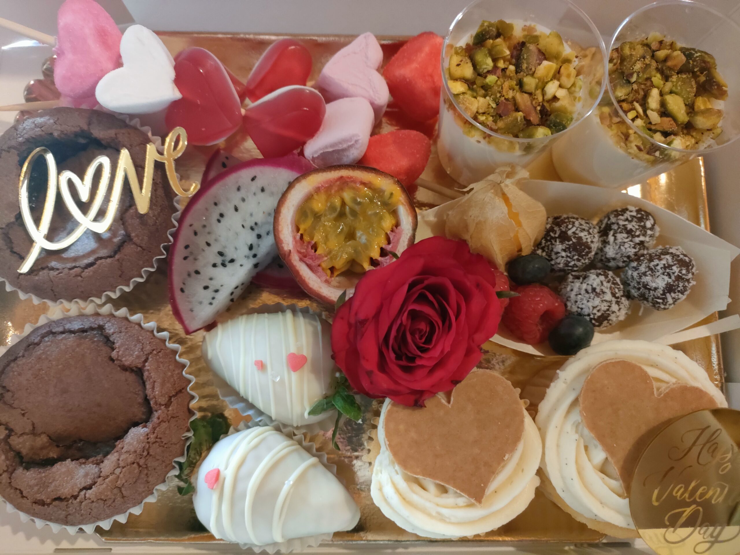 plateau sucré gâteau de bonbons